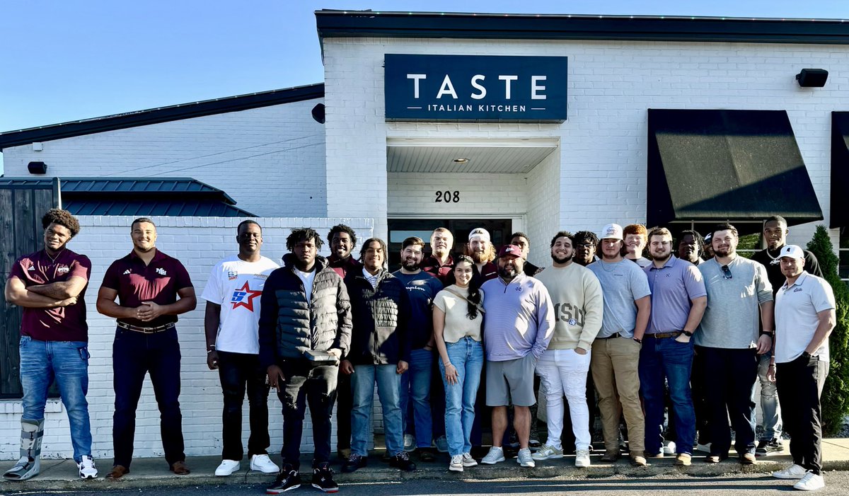 📍 Taste Italian Kitchen Great meal and good times with the OL crew. Appreciate the hospitality. Where to next? #HailState