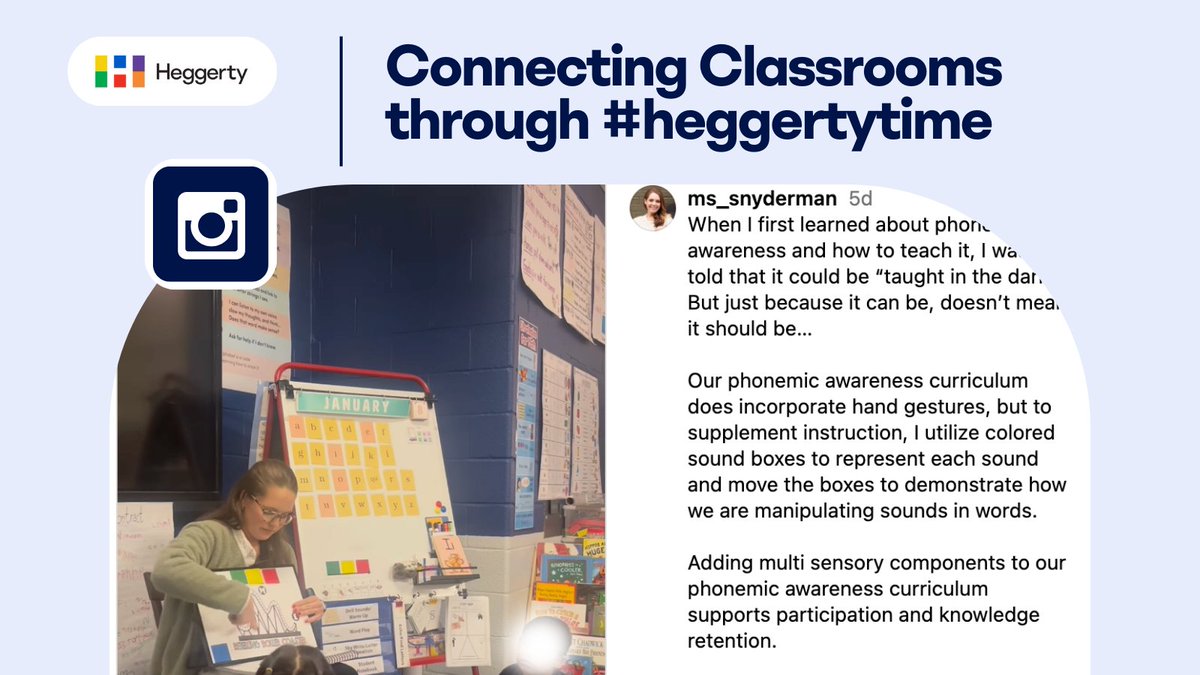 HeggertyLit's tweet photo. This week over on Instagram our friend @ms_snyderman shared her recent #HeggertyTime! She used some amazing tools to help further support her students.
📸 Follow us @Heggertypa to stay in the loop! https://t.co/kwvSwcpqDw