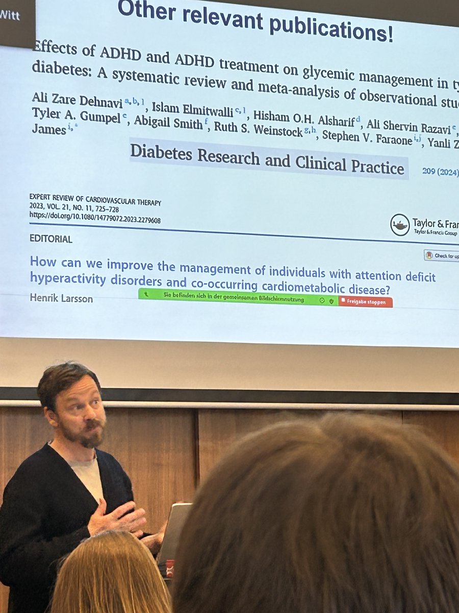Presented by @LarssonPsychEpi, uncovering the intricate link btw #ADHD and cardiometabolic health through groundbreaking international #research collaboration with <a href="/TIMESPAN_H2020/">TIMESPAN</a>. Privileged to be part of it, thanks to <a href="/HelgaZoega/">Dr Helga Zoega</a> <a href="/UNSW/">UNSW</a>. Stay tuned for transformative insights😉