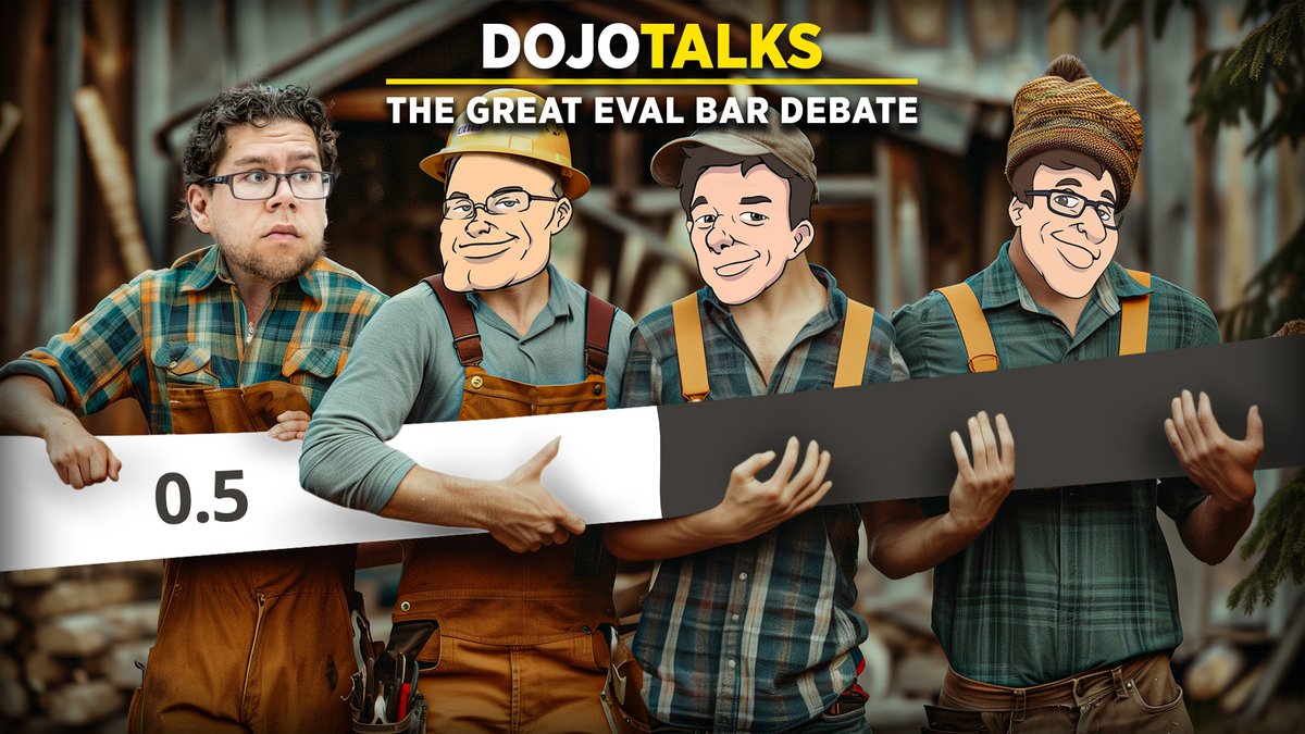 It's here! 🔥 The Great Eval Bar Debate, feat. @gmjlh! 🍿 youtu.be/bTCAd3f1NNk 🍿 #DojoTalks