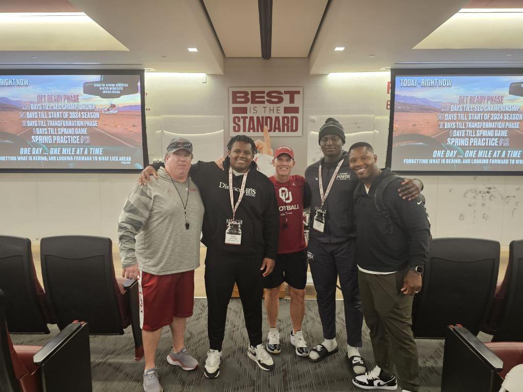 #AGTG After a great visit and conversation with <a href="/CoachVenables/">Brent Venables</a> and <a href="/OU_CoachB/">Bill Bedenbaugh</a> I’m beyond blessed to receive a PWO to THE University of Oklahoma <a href="/OU_Football/">Oklahoma Football</a> #BOOMER 
<a href="/LHSFball/">Lewisville Football</a> <a href="/CoachNBlackwell/">Nate Blackwell</a> <a href="/coach_malloym/">Coach Malloy</a> <a href="/CoachStuJohnson/">Stu Johnson</a> <a href="/ZachIsGreat_/">#ZachKnowsOL 🦅🦅🦅</a> <a href="/STATECHAMP_JOE/">Coach Joe</a>