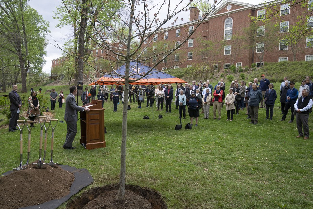 Arriving at UVA more than 50 years ago, retired landscape architecture professor Nancy Takahashi left an indelible mark on the community. A Shumard oak was planted in her name on Founder’s Day. bit.ly/3Jk9xOB