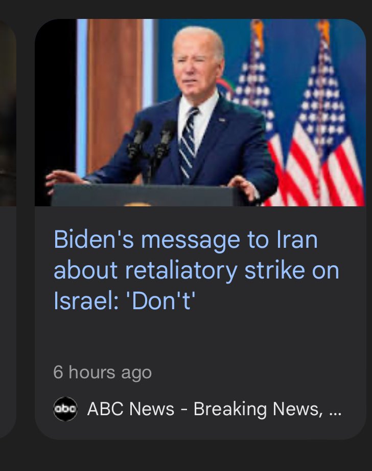 i already joked about this but this phrasing makes it sound even funnier. they've got the word 'Don't' printed in farsi on a sheet fresh off the the teletypewriter in tehran and they're worriedly passing it around, trying to decide what to do now in light of this information