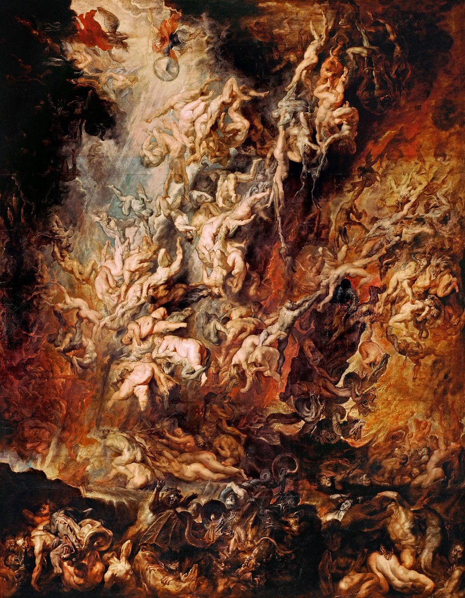 solisolsoli's tweet photo. The Fall of the Damned, 1620, by Peter Paul Rubens https://t.co/wy1JOBHIn8