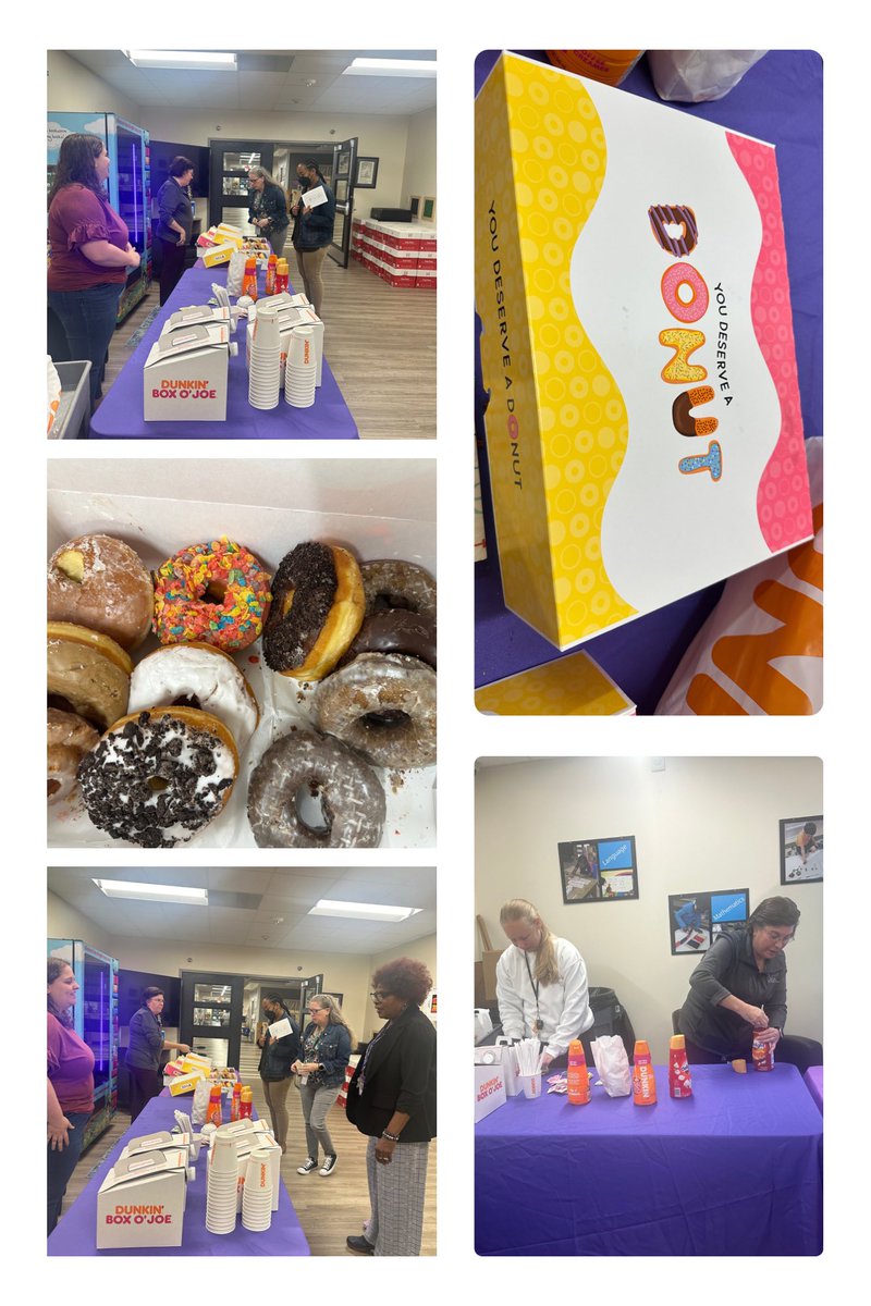 We are thankful for our community partners. Earlier this week Old Town Church brought coffee and donuts for staff breakfast- MoMo’s donuts - Yummy! @RockHillSchools