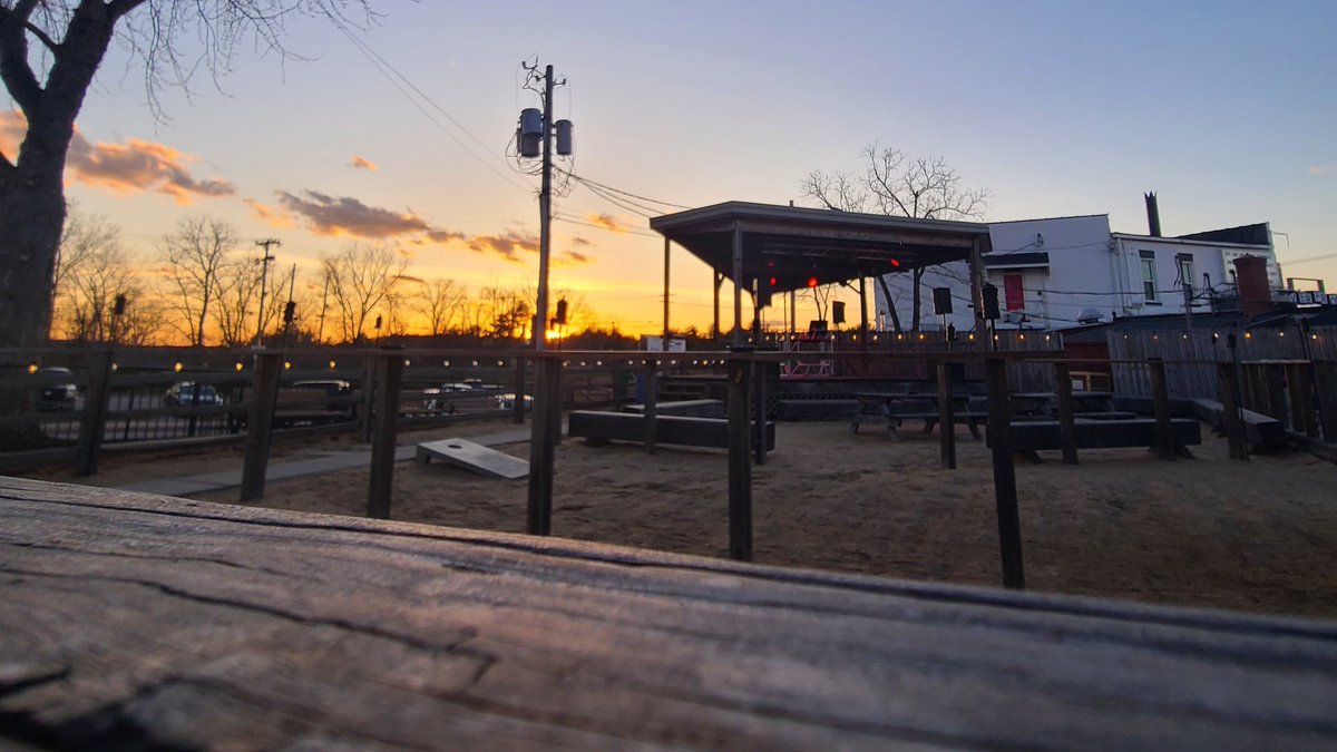 DJ Mike Carlson getting ready to play outside tonight! Dress warm! Throw bags! Drink beer! 

<a href="/Showboat_Saloon/">The Showboat Saloon</a>