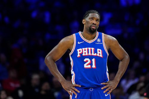 Joel Embiid is back out on the court for the second half after heading to the locker room at the end of the first half. Sigh of relief. He’s got 24 points now