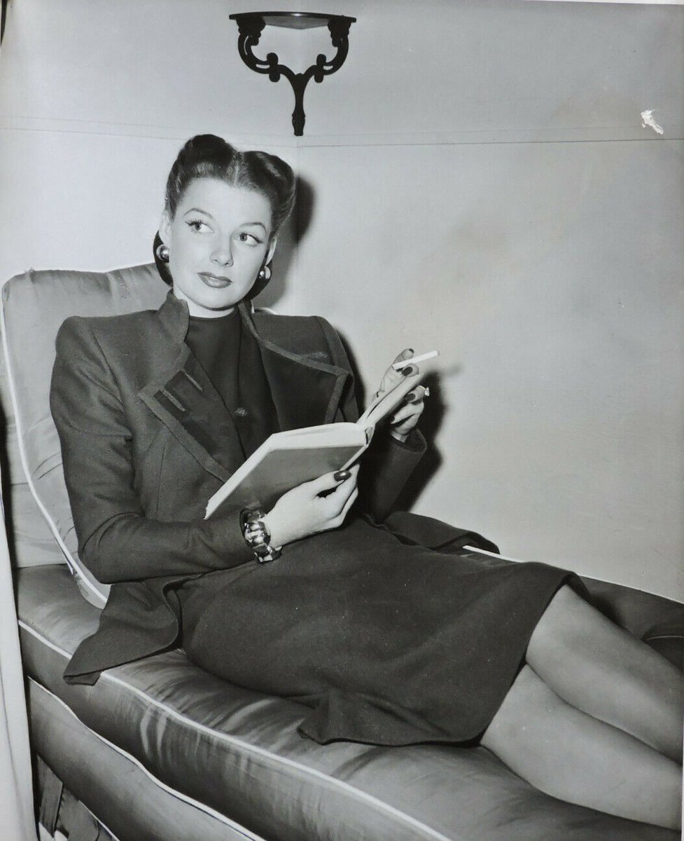 Time to relax and read a bit. #AnnSheridan