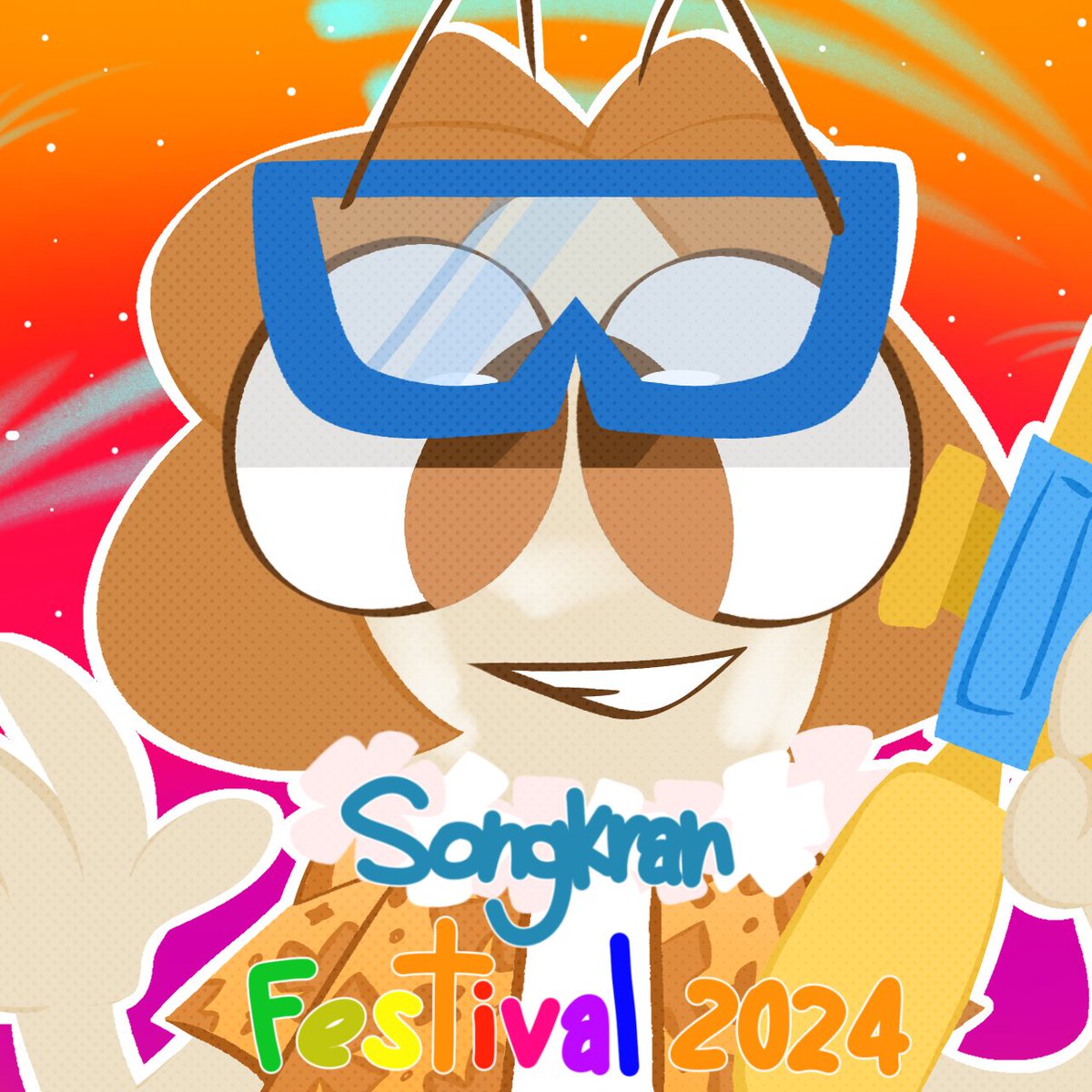 Songkran Festival! #songkran2024 #SongkranFestival2024 #art