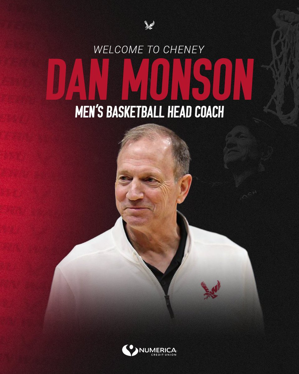 THE EAGS HAVE THEIR GUY - Welcome back to #SpokaneCounty, @ewueagles // @ewuathletics @CoachDMonson! 📰: loom.ly/CwrSSb8