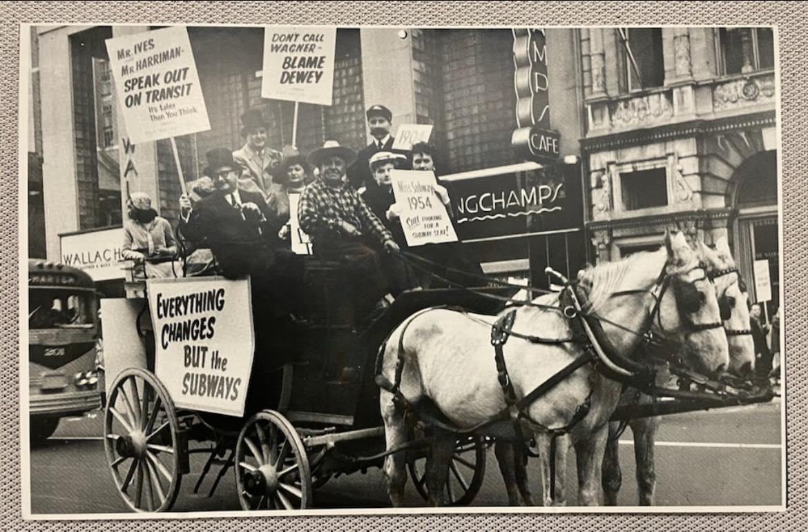 @transportworker @TWULocal100 @TwuSamuelsen My favorite Mike Quill photo, from 1954 (with Hopalong Abramowitz).