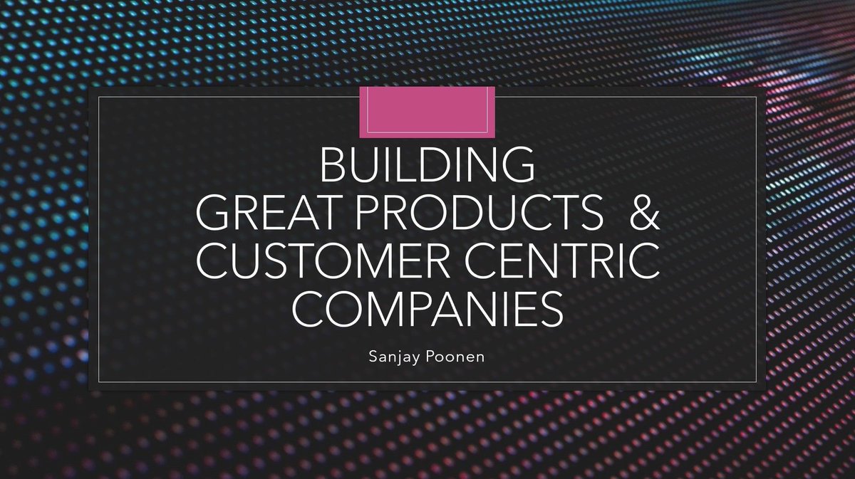 One of my favorite days all year is teaching a class at @Stanford for Professor Jay Borenstein in his Computer Science curriculum, CS 210 (lnkd.in/gGUSsZDH). Title of my Lecture that I gave this week: 'Building Great Products & Customer-Centric Companies'.