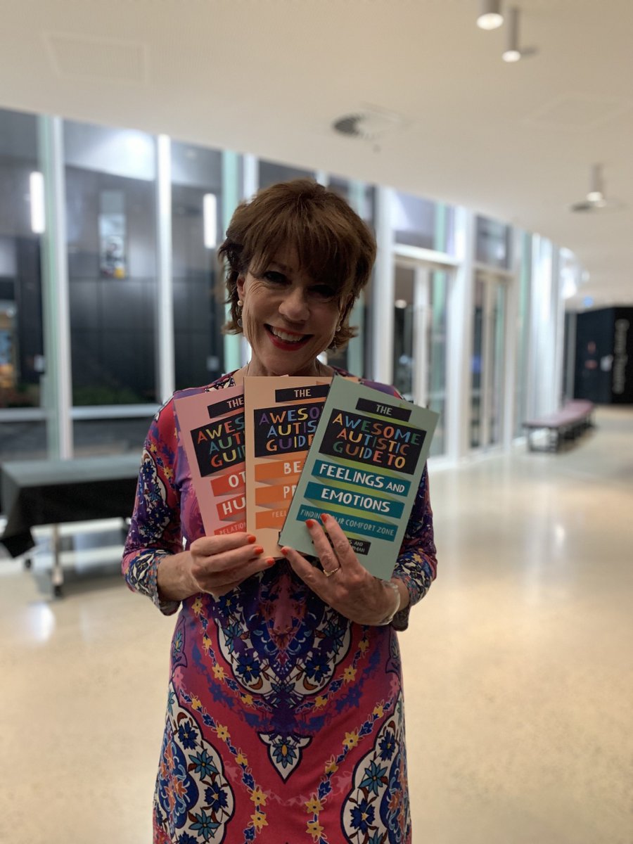 Kathy Lette with Tanya and my kids books! I hope she found them helpful. They are good books. Although I would say that because I co-wrote them!