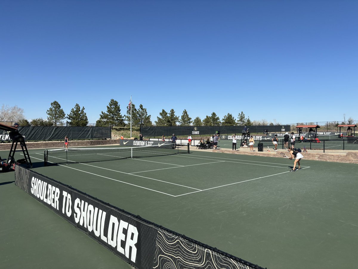 It’s a beautiful day for @cubuffstennis 🦬🎾

Remember, Sunday is Senior Day and the official <a href="/AlumniCClub/">Alumni C Club</a> Day at Tennis! 

We will be at CU South with food and beverage for letterwinners while it lasts beginning at 10AM. The match begins at 11AM! 
🎾🦬 CU THERE, BUFFS! 🎾🦬