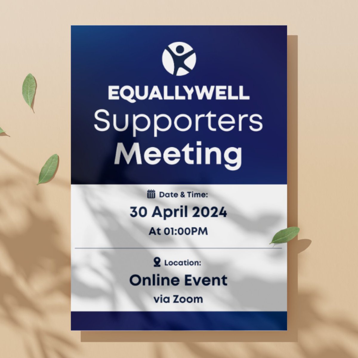 Exclusive event for Equally Well Supporters only! 🔹Latest research insights 🔹New tools and resources 🔹Connect with the Equally Well community 🔹Celebrate success and impact 🔹Help plan future direction of the Equally Well movement Become a Supporter: equallywell.org.au/supporters/