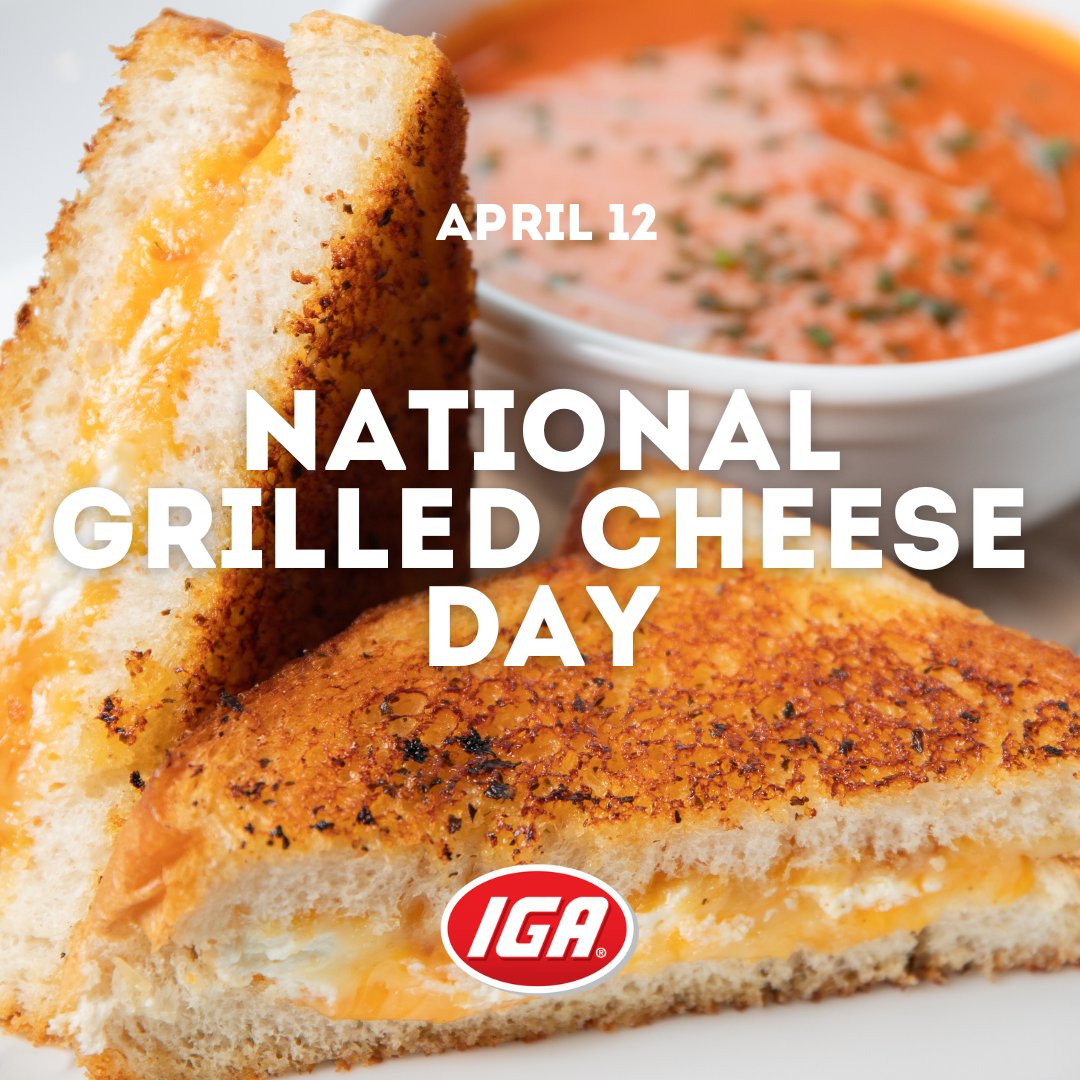 IGAStoresBC's tweet image. A classic favourite. How do you like your grilled cheese?

#nationalgrilledcheeseday #grilledcheese #simplerecipes