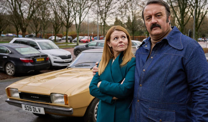 Saturday catch-up: Mammoth's 1970s wardrobe is my wardrobe... | Mike Bubbins and Sian Gibson on their new BBC comedy chortl.es/3Jhv3n4