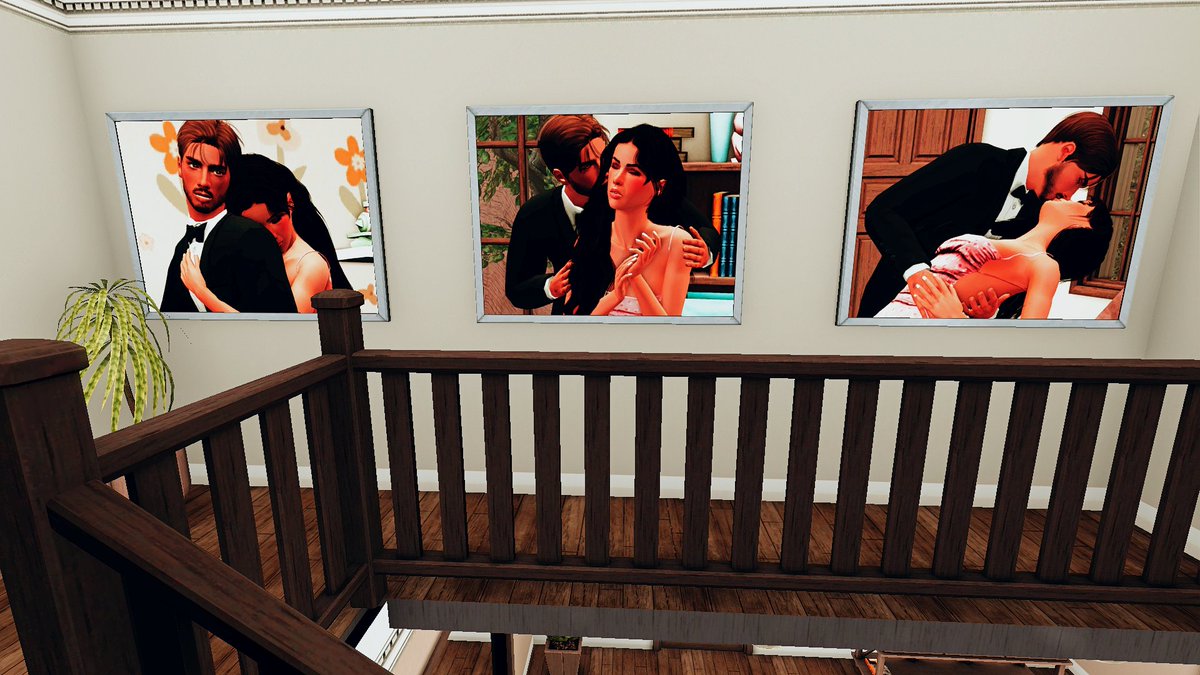 creating family photos of the metzgers makes my heart so happy, i love them being on the wall 💗 #thesims3