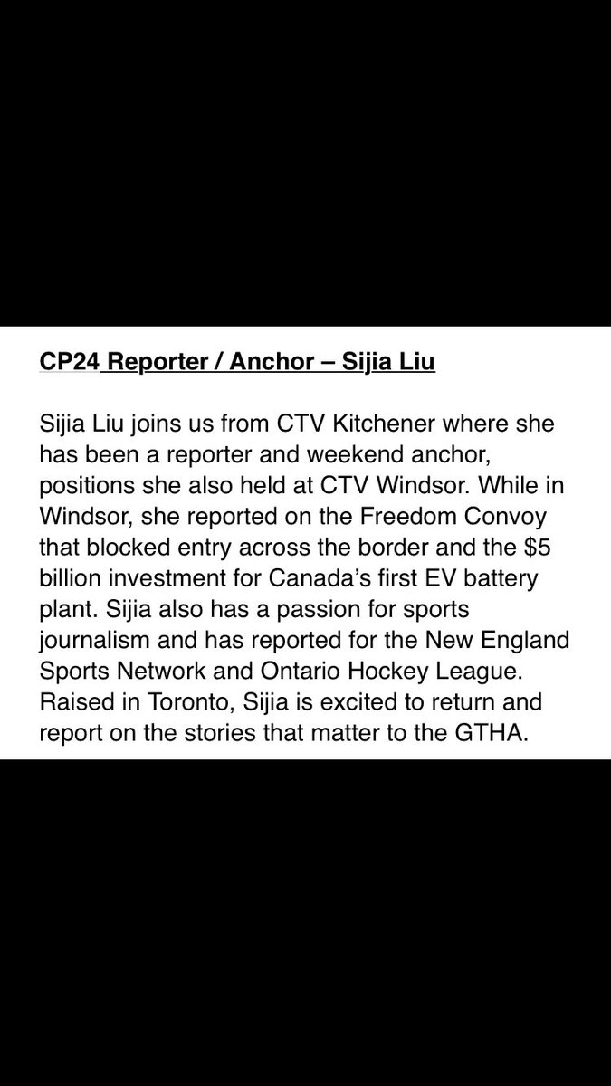 Thrilled to announce I’ll be joining @CP24 as a reporter/anchor!
Grateful for God’s blessings, the support of the CTV Kitchener team, and everyone who cheered me on along the way. April 26th marks a bittersweet goodbye, but I’m excited to return to my hometown for a new adventure