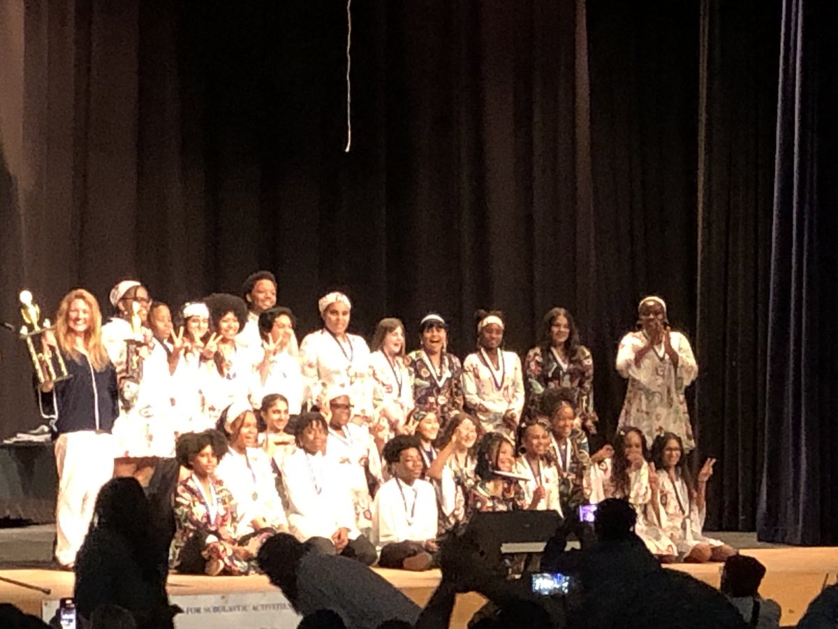 Seventy first classical middle school.  With a rating of superior takes 2nd place at the 2924 show choir competition.   Go Knights!!