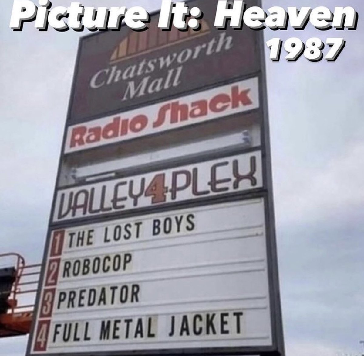 Four Amazing Movies AND a Place to Get Remote Control Cars? I’m There! #TheLostBoys #Robocop #FullMetalJacket #RadioShack #throwback #classics