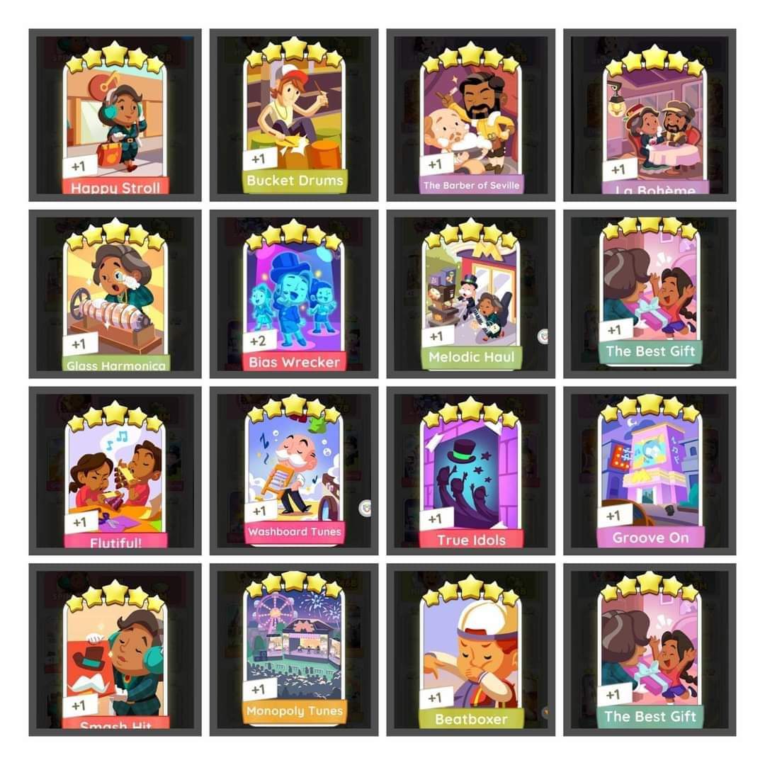 DPalcan's tweet photo. #MonopolyGo Hey guys, post 
What stickers y’all need to complete sets.
Feel free to Send a screenshot in my inbox, i have a lot of duplicates https://t.co/7G4T1wcDtb