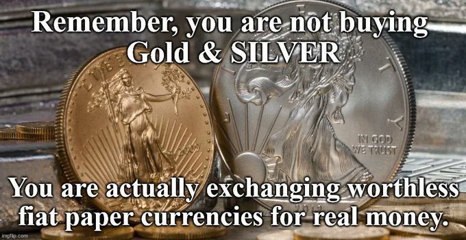 What would happen to the US $Dollar if Patriots & Libertarians started exchanging their paper monopoly money for #ConstitutionalMoney? #Article1Section10 #EndTheFed