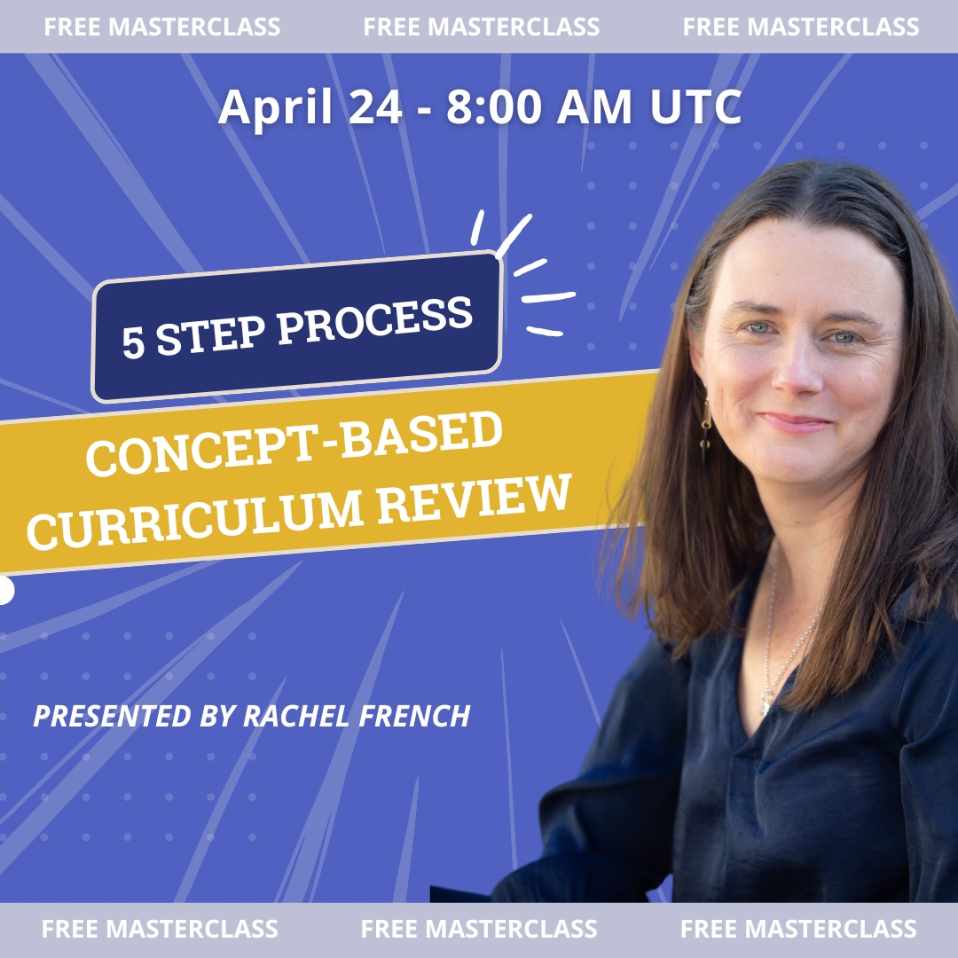 Join our April Masterclass: '5-Step Process for Curriculum Review'! Perfect for department heads, curriculum coordinators, and pedagogical leaders. Sign up now: bit.ly/3Qoyyg3