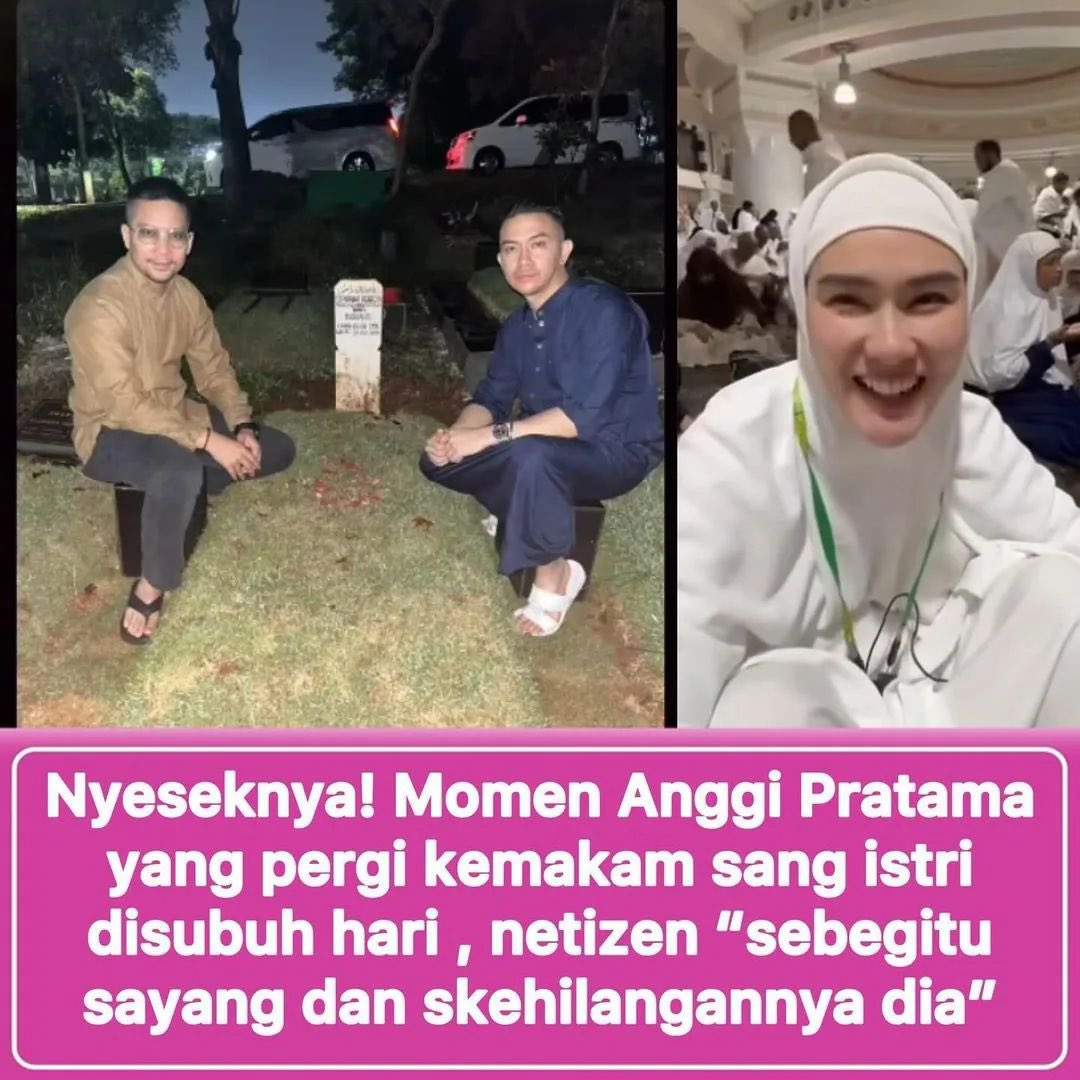 Anggi Pratama Pergi Kemakam Istri Di Pagi Hari ?? “ sebegitu sayang dan kehilangannya dia” -a thread-