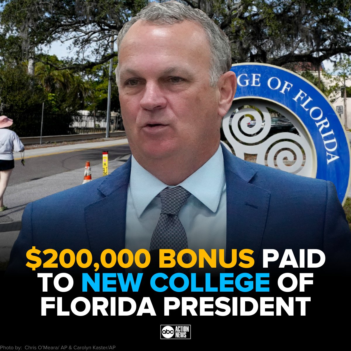 As his first full academic year at the school closes, Richard Corcoran will receive a bonus on top of his salary, which already makes him one of the highest-paid college presidents in Florida. Full story >> wfts.tv/3xA5sDi