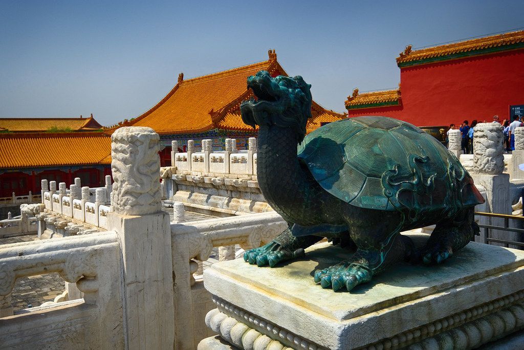 Turtle at the Forbidden City in Beijing, China buff.ly/3vMz1kx #photography #travel #china #beijing #chinese #turtle #palace #forbiddencity #temple #asia #asian #history #ancient