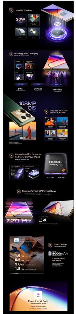 fabrizio_degni's tweet photo. The #InfinixNote40Pro5G and #Note40ProPlus5G have been launched in #China via #Flipkart.  The price is around 250 dollars and both sport a 6.78" 120Hz AMOLED display with the Active Halo light, a 108MP OIS with a dual 2MP back camera 🫤 and #MediaTek #Dimensity7020.

#tech https://t.co/vsvKwVlXpT