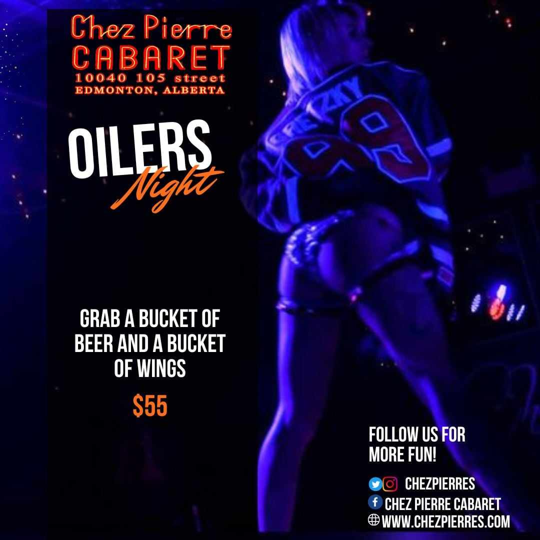 It's #oilers game night! Come by for great weekend drink specials and amazing entertainment all night! $12 doubles and $4 off Famous Nachos until 2am! 

#love #club #girls #shows #nhl #hockey #yeg #yegdt #yegfood #edmonton #yegdrinks #yegresturants #yegfoodie #supportlocal…