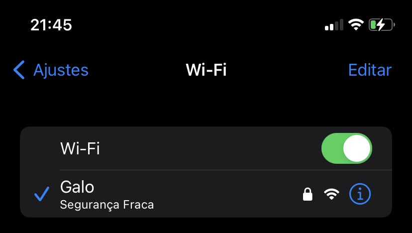 “Atleticano” que a rede de Wi-Fi não tem algo relacionado ao Galo