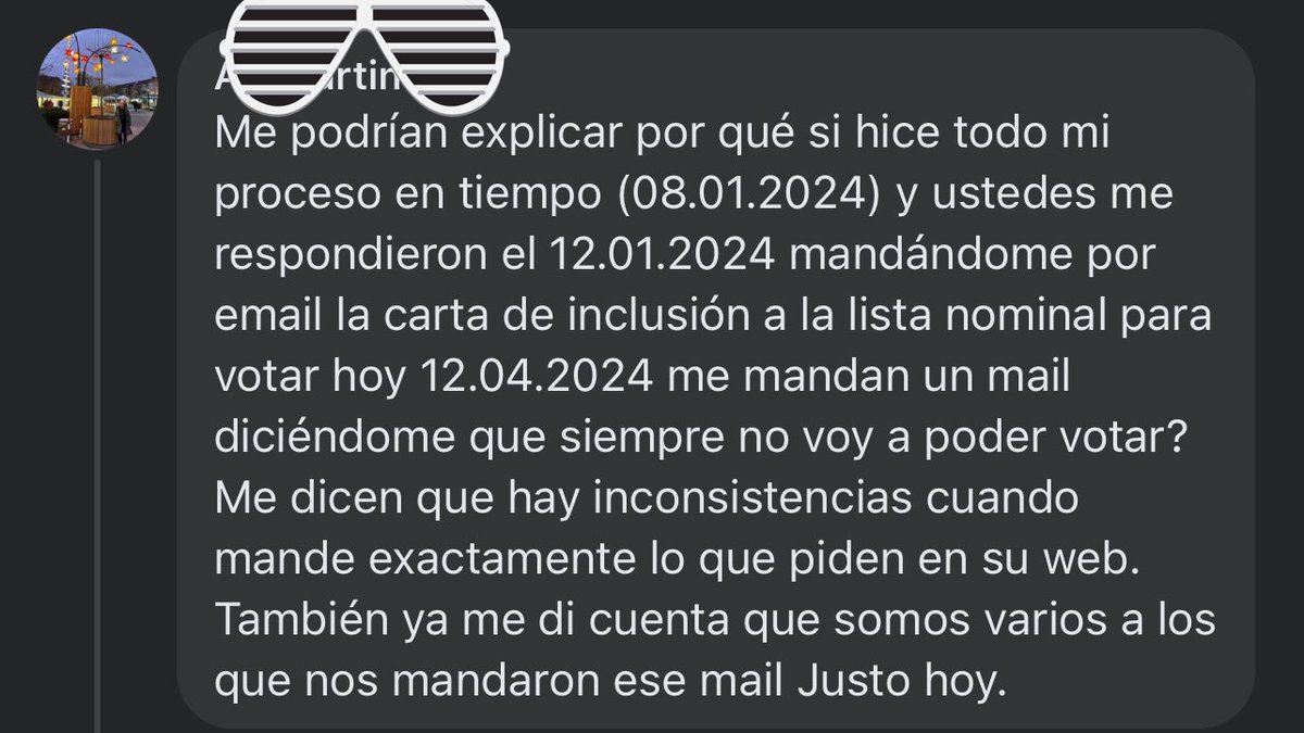 Juan_OrtizMX's tweet photo. 🗳️📌 Mexicanos en el extranjero reportan que el INE les negó su derecho a votar.

Varias personas señalan que les llegó un correo que dice:

“Se le informa de su no inclusión en la Lista Nominal de Electores Residentes en el Extranjero para los PEF 2023- 2024”

¿El detalle? Que antes ya habían sido notificados que su registro fue aprobado.

Hasta el momento no hay postura oficial que explique estos casos.
