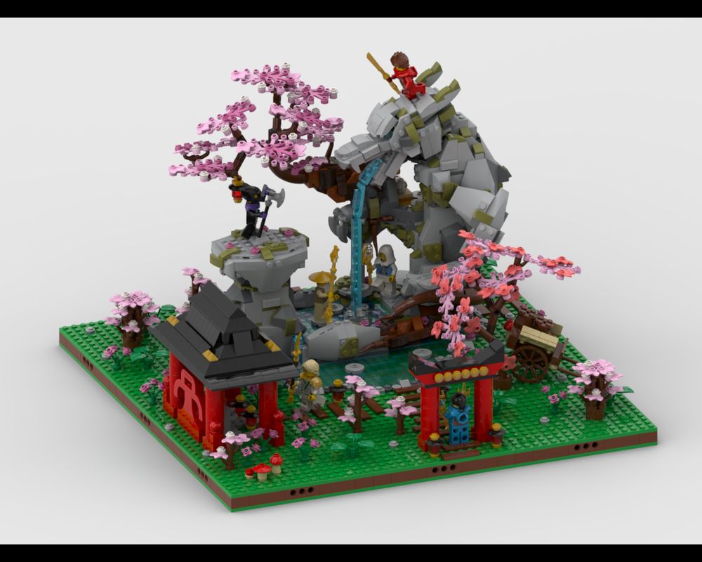 Display for set 71819 - Dragon Stone Shrine by @GabizonGuy #LEGO reb.li/m/179791