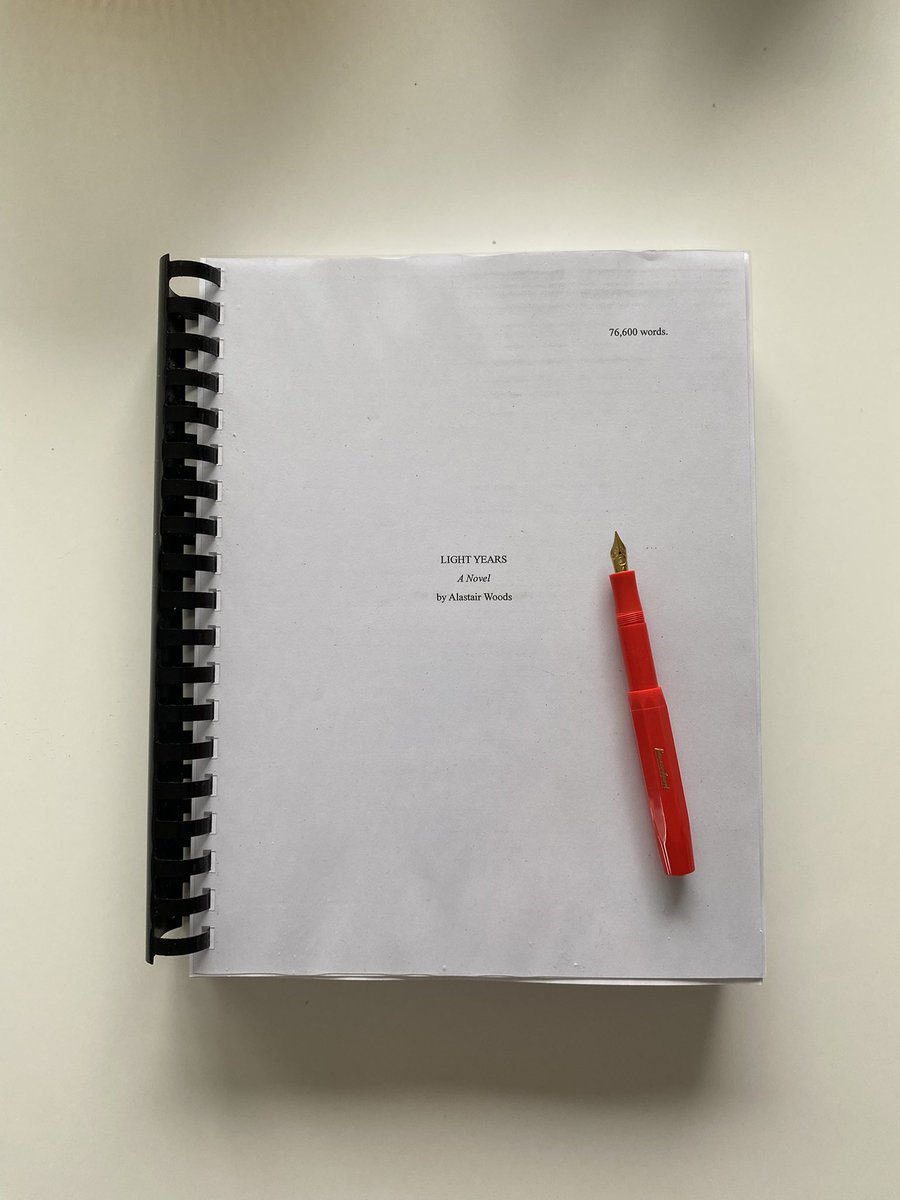 Wild to consider that I wrote this. Plenty more work to be done. But holding it in my hands felt very, very good.