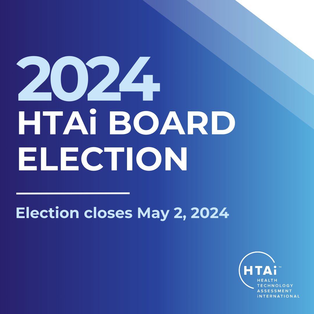 📣 HTAi Members, make your voice heard in the 2024 Board Election! 

The Board of Directors plays a pivotal role in ensuring HTAi remains a pillar of the global HTA community. Your input helps build a vibrant and engaged Society! 

Meet the candidates➡️ htai.org/htai-2024-boar…