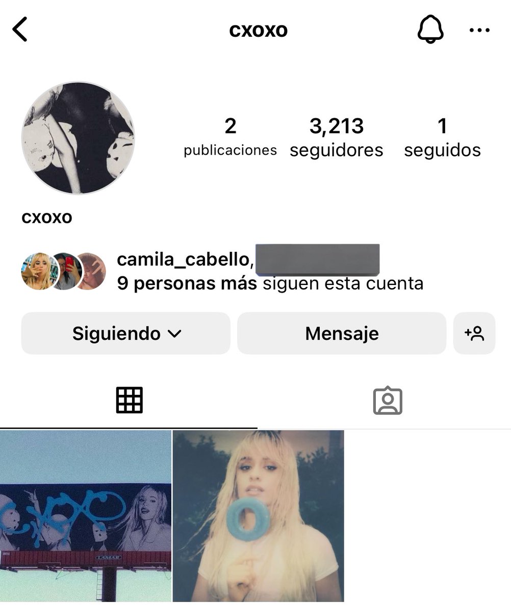 Cxoxo changed their icon and started following Camila