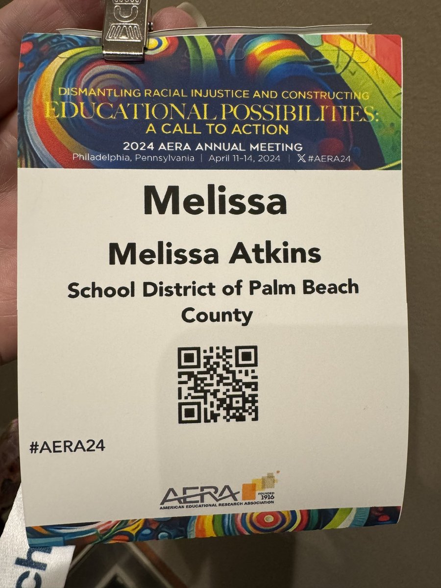 Proud to be representing @pbcsd at the @AERA_EdResearch Annual Meeting! Can’t wait for our poster session tomorrow! @TradewindsMS @PBCSDScience @B_Abramowitz @jeremywaisome @UFEarthSystems #AERA24