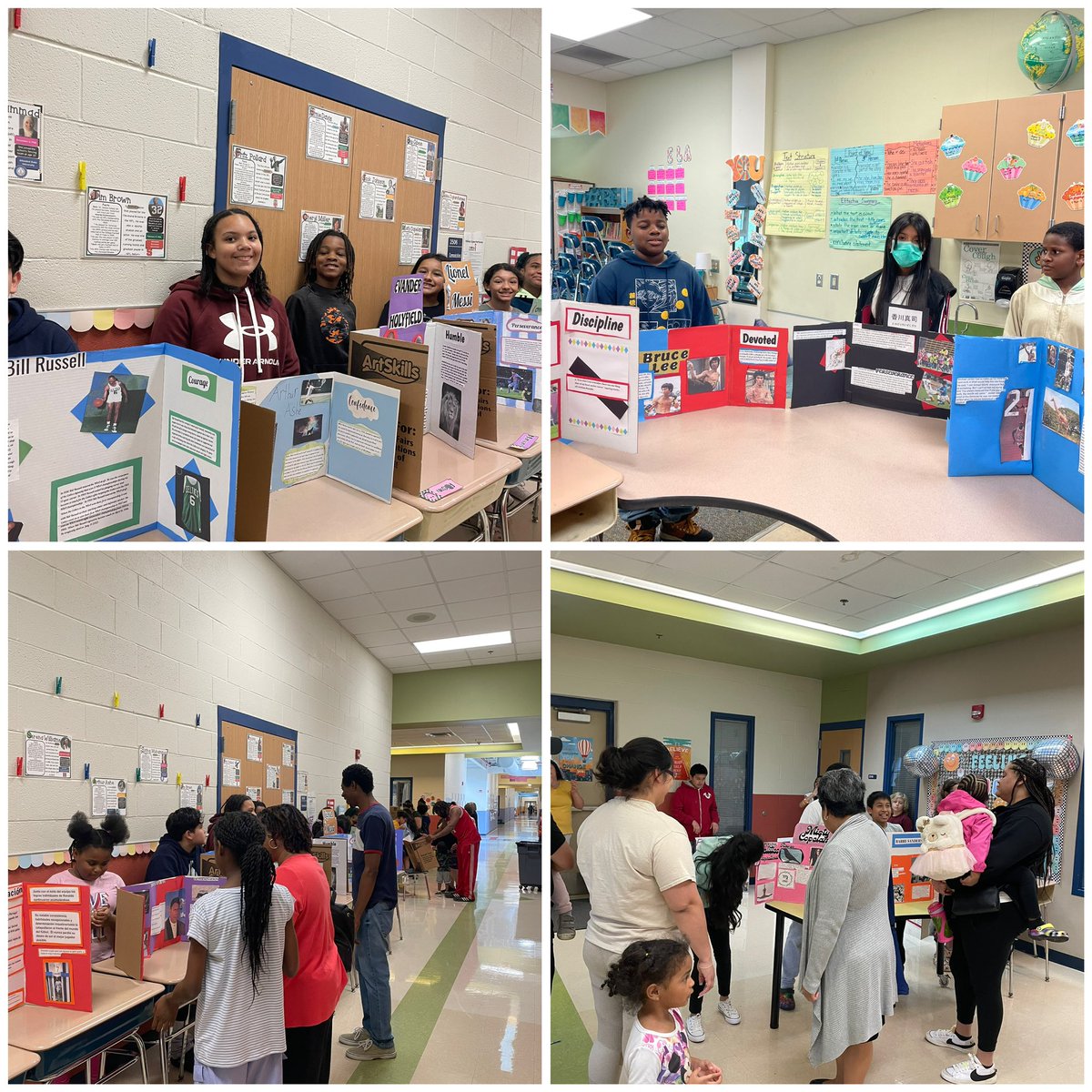 MsSherman5th's tweet photo. @WakelonES 5th graders sharing their Athlete Leaders of Change performance tasks! @wcpsselemela https://t.co/8i2Qzpbek9