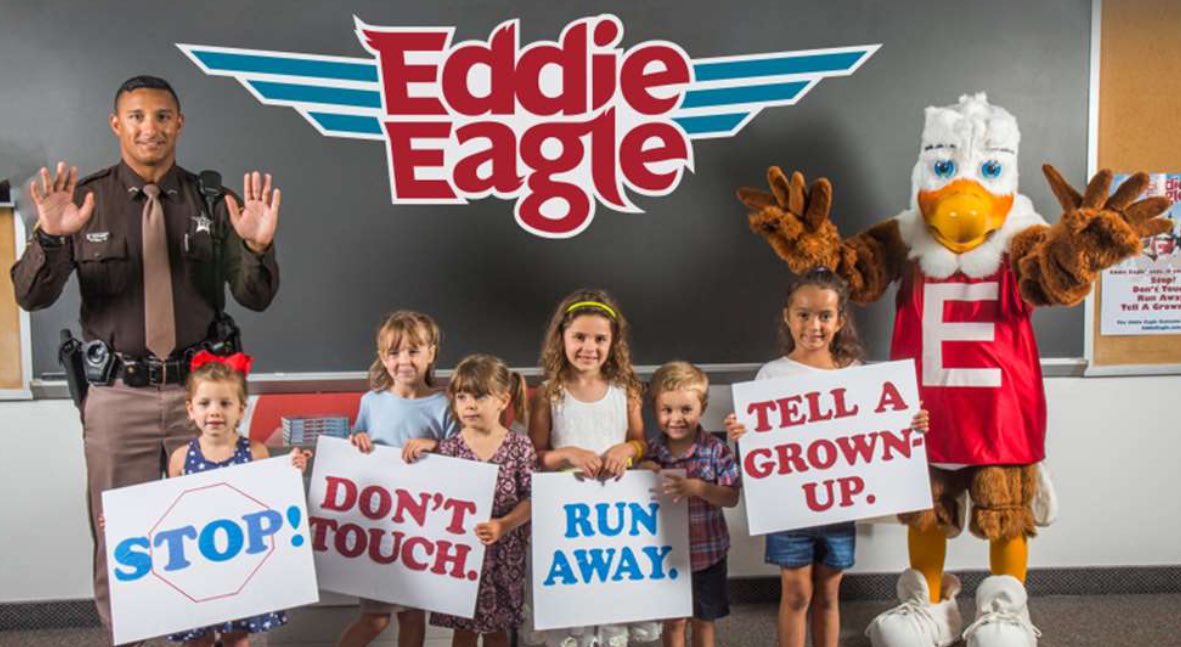 BlakeMiguezLA's tweet photo. The Eddie Eagle GunSafe Program has been teaching firearm-accident prevention for over 30 years. #SB424 requires our local schools to provide this free program as a life saving tool to age appropriate elementary children. #lalege #lagov @NRA @NRAILA https://t.co/fHdR0PuUzP