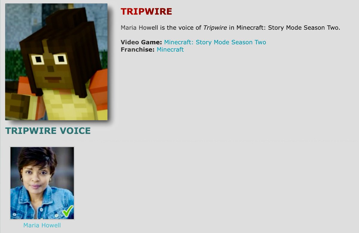 Sooo...I was browsing some of my VO work and was reminded of this #tripwire #MinecraftStoryMode #Season2