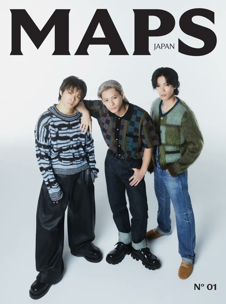 Number_iが韓国雑誌の表紙モデルに🎉 韓国のファッション雑誌「MAPS」が18周年を記念した日本版「MAPS JAPAN」を5月3日に創刊。今回、創刊号とMAPS KOREA 5月号に日本の人気グループNumber_iが表紙モデルとして活躍✨…