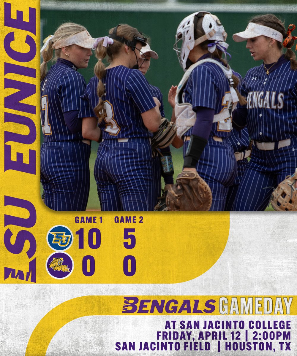 LSUE falls in both games against San Jacinto. The Bengals will try to get back on track tomorrow at Tyler JC. #DSRO #GeauxBengals