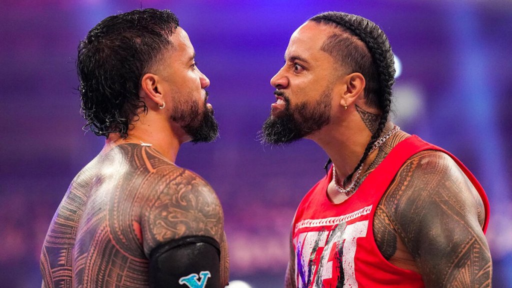 I do wonder though... what on earth can they do with Jimmy Uso NOW. Beaten by Jey. Ejected by Solo. He's going to need a WHOLE repackage to get momentum back #Wrestlemania