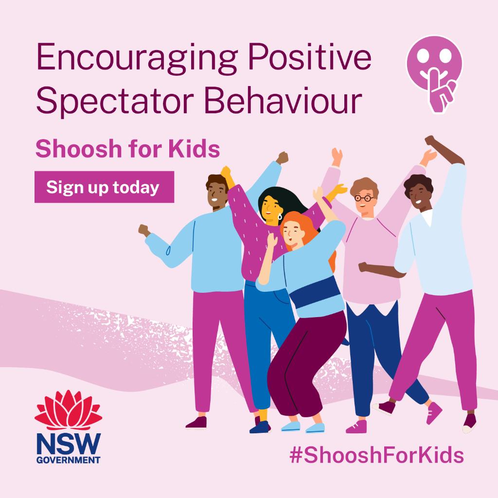 Shoosh For Kids returns this May, and we're on the lookout for grassroots partners. If you're a local club, association or organisation who would like to get onboard, then sign up to become a partner for FREE and access great resources 🤫 👇 sport.nsw.gov.au/shoosh-for-kids
