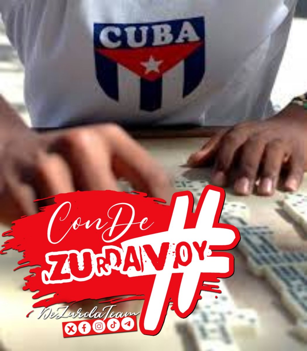 @DeZurdaTeam_ @7Mararodriguez @FloryCantoX @agnes_becerra @AdrianaRojasQba @AlasDeAmorCuba @Amanecerabz @AriagnaPavonG @zurdoBo7 @CeciCuba 👉 #ConDeZurdaVoy 🇨🇺 este fin de semana al trabajo voluntario y después a jugar Dominó 🤳 Unidos X Cuba , a la Zurda se formó #IslaRebelde 📍 #DeZurdaTeam