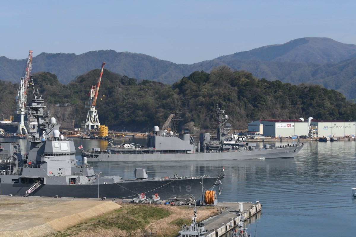 2512nao's tweet image. おはようございます。
快晴の舞鶴☀️を練習艦隊出港
しました。
ご安航を m(_ _)m
#練習艦隊