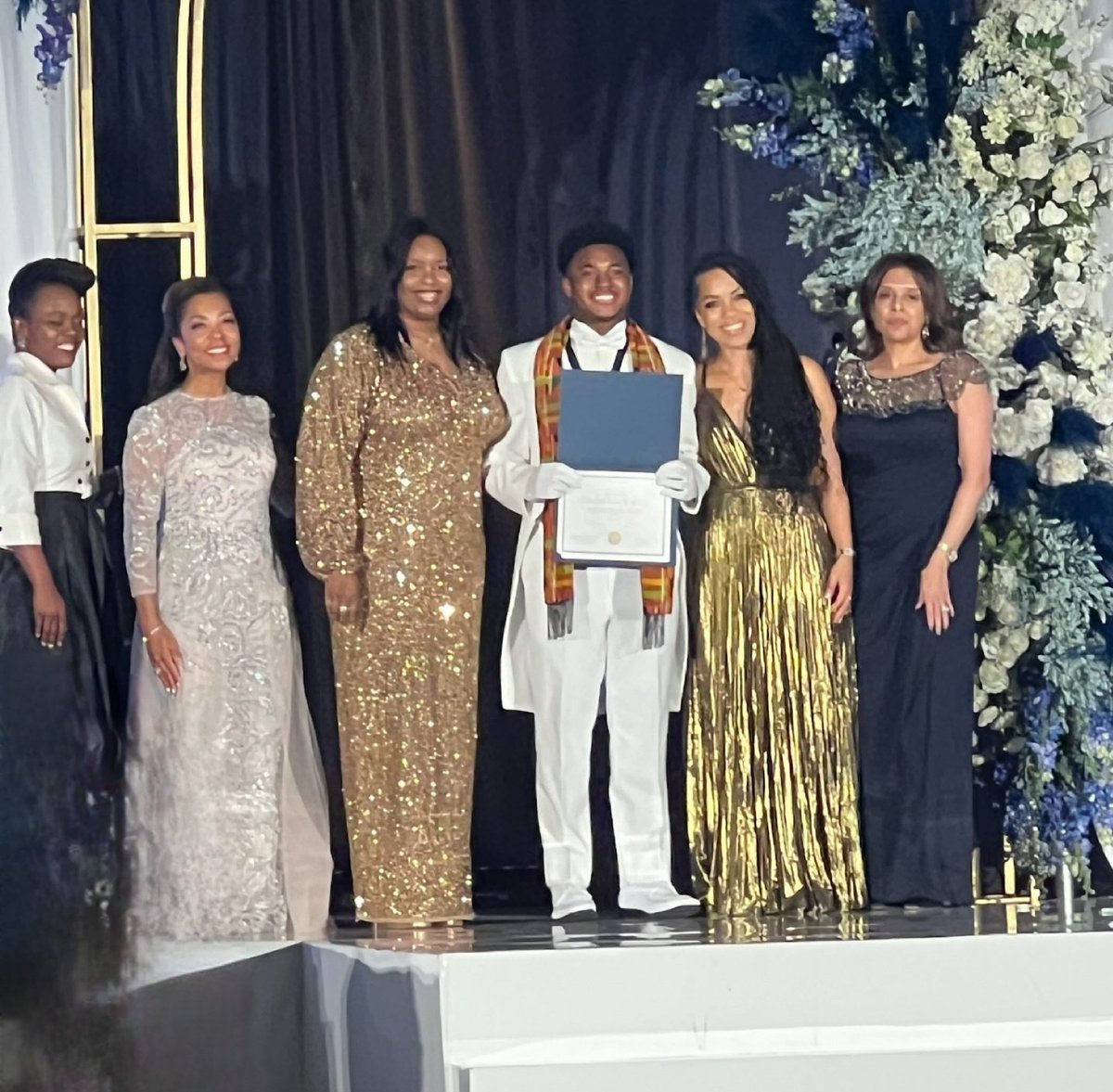 Congratulations to our current NED Teen President Chase Bell. He won 1 of the 3 Merit Awards at the 47th Annual Beautillion Celebration. Way to go Chase! #DallasBeautillion #NEDTeens #FutureLeaders #PutNEDOnTheMap #NEDJackandJillInc #5StarExcellence #ONESouthCentral